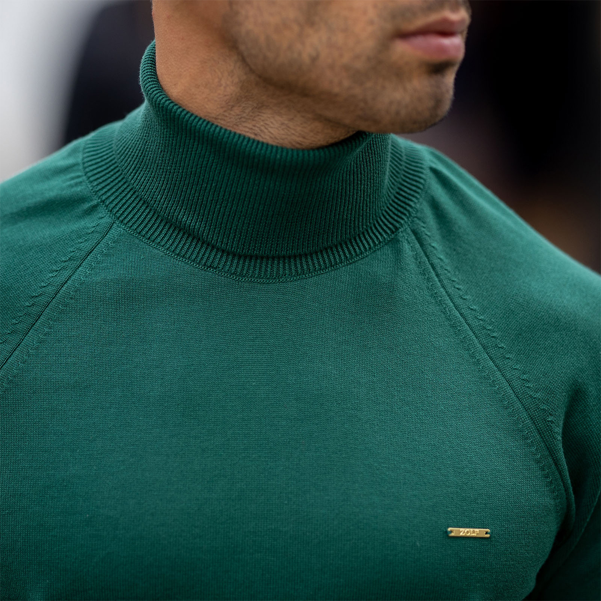 CAMISOLA GOLA ALTA VERDE ZOLF - Image 3