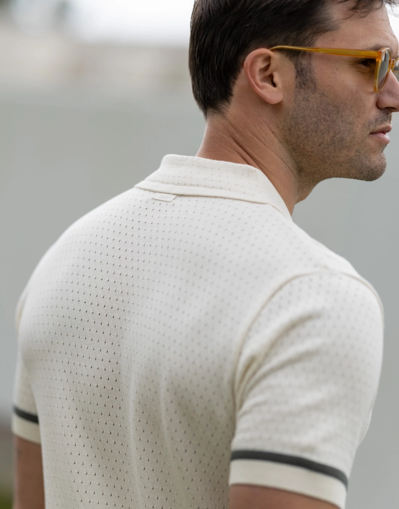 CAMISEIRO TRICOT COM BOLSO CRU ZOLF - Image 5