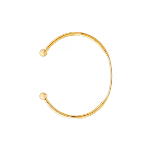 PULSEIRA ESCRAVA DETALHE ESFERA DOURADA ZOLF