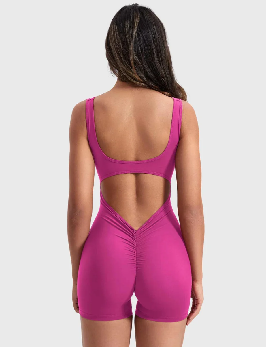 ALÍRA™ Softline V-Back Romper - Image 3