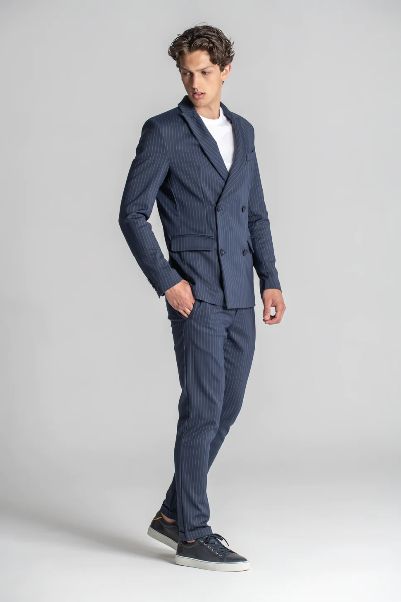 BLAZER HAMILTON AZUL ÀS RISCAS JEF - Image 5