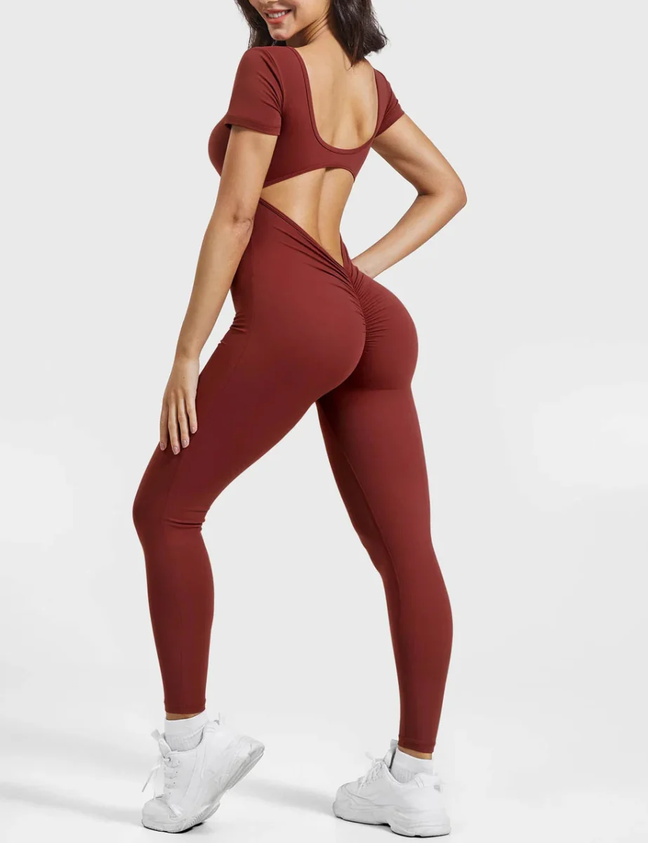 LÍVIA™ Softline Open-Back Jumpsuit
