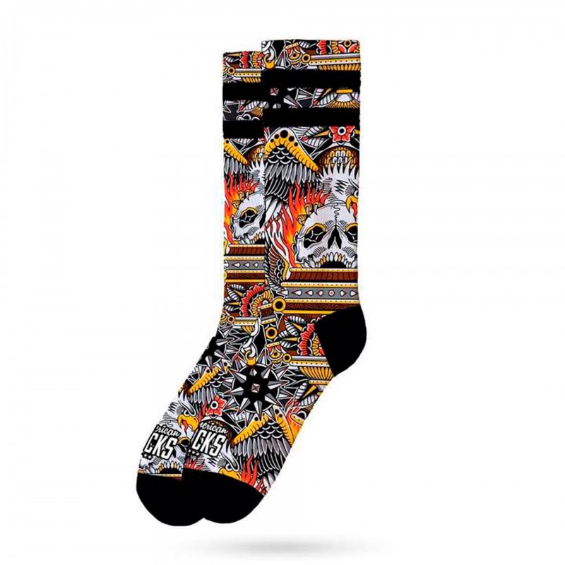 Meias American Socks Eagle of Fire – Mid High - Image 2
