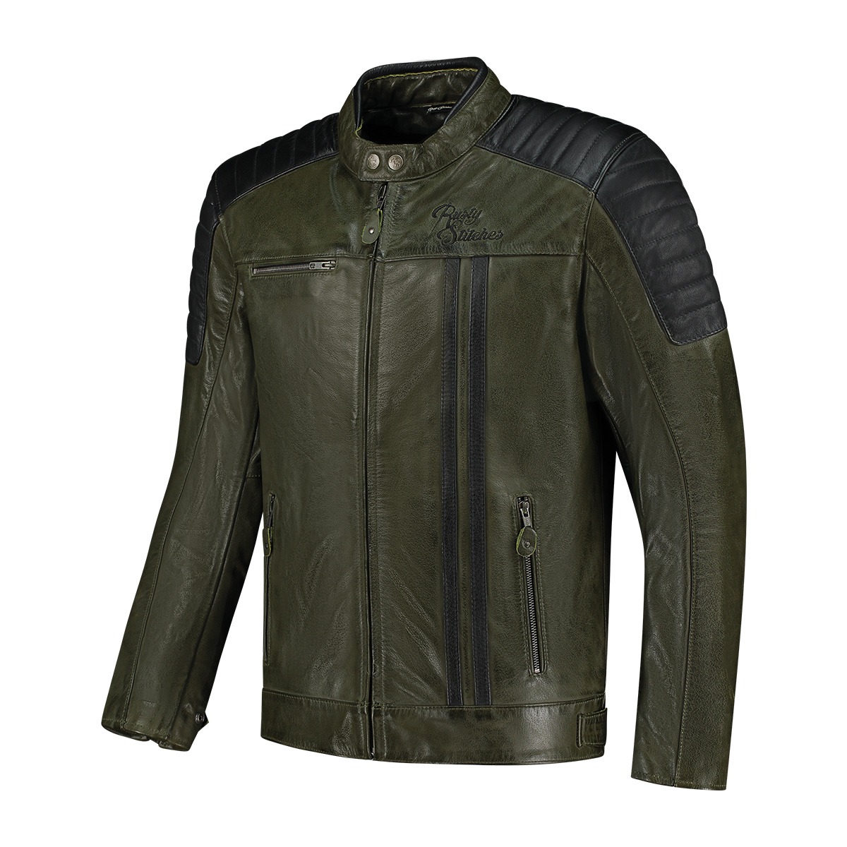 Casaco Rusty Stitches Cooper Green/Black