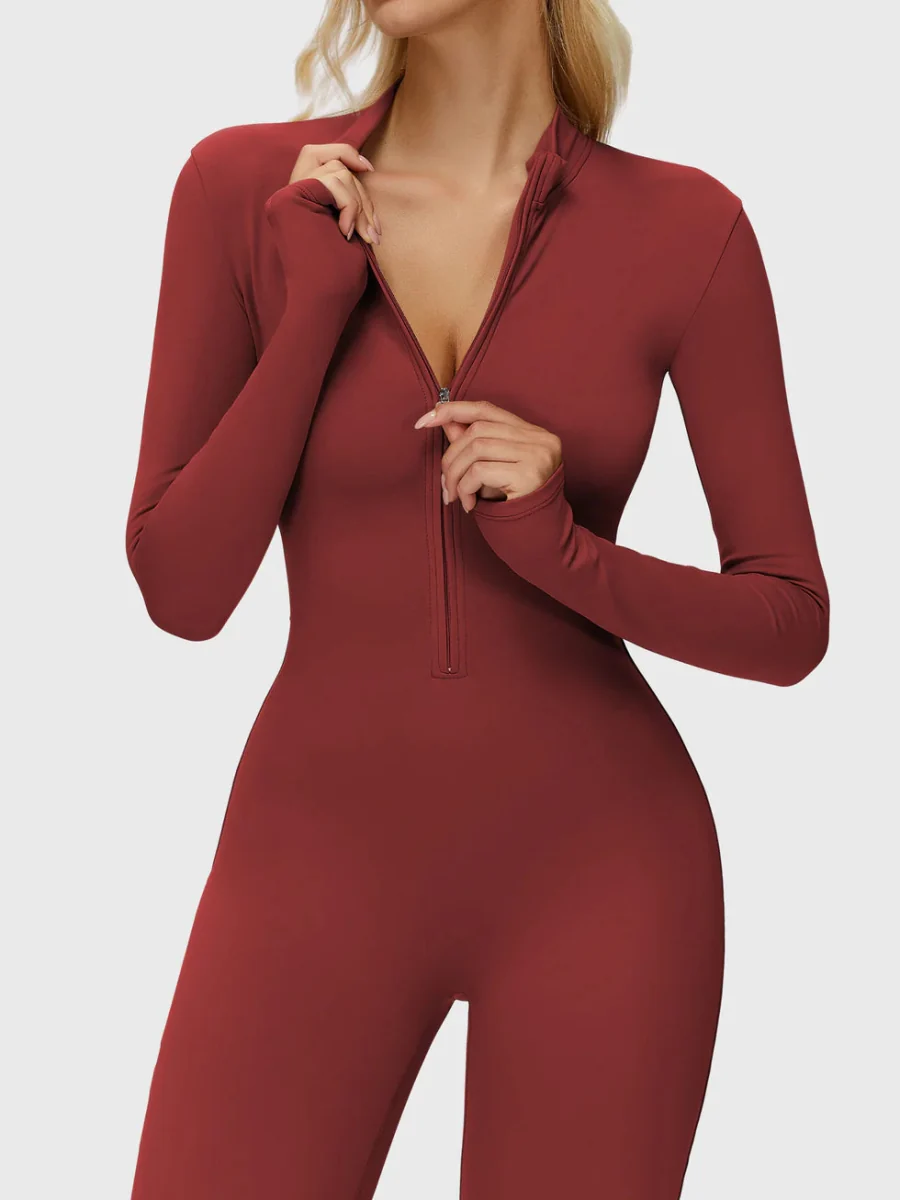SÉLUNA™ Flare Zip Jumpsuit - Image 2