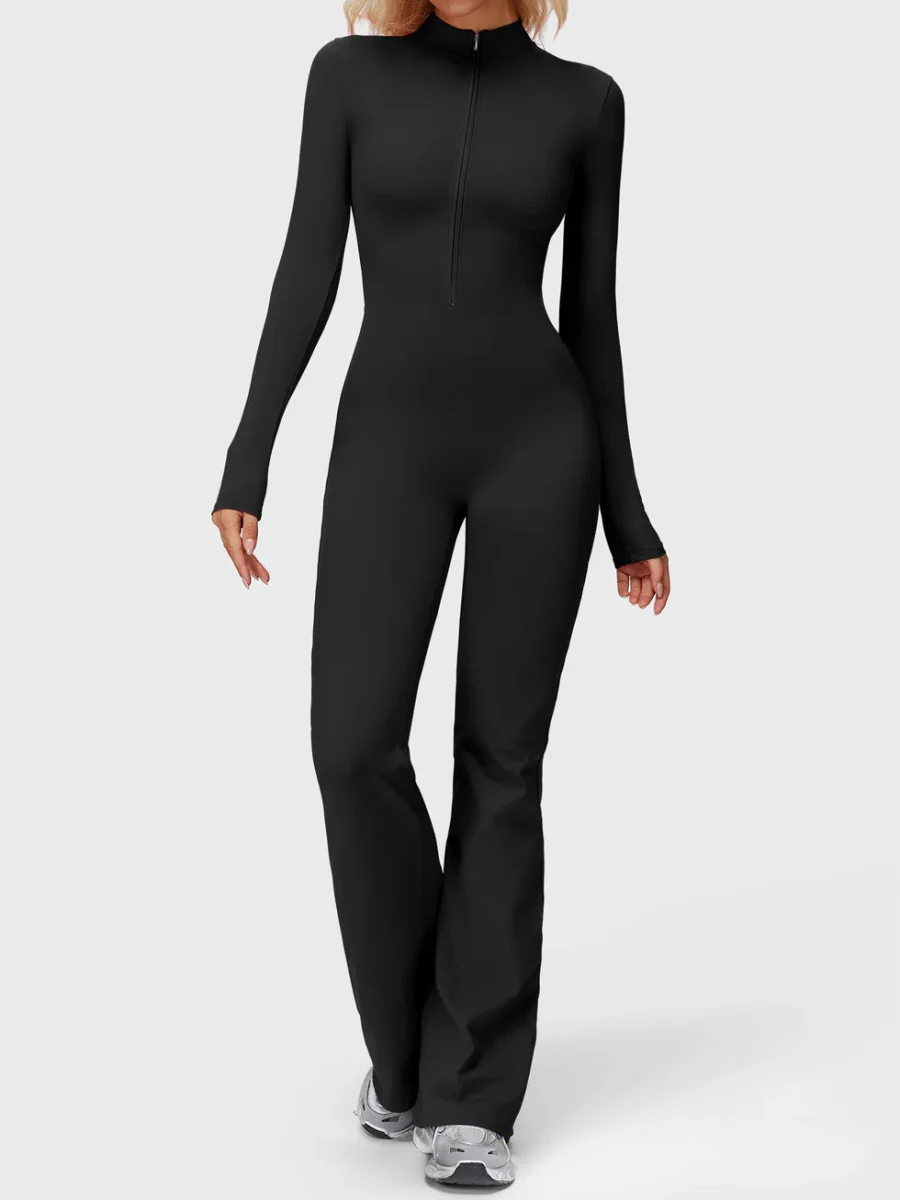 SÉLUNA™ Flare Zip Jumpsuit - Image 6