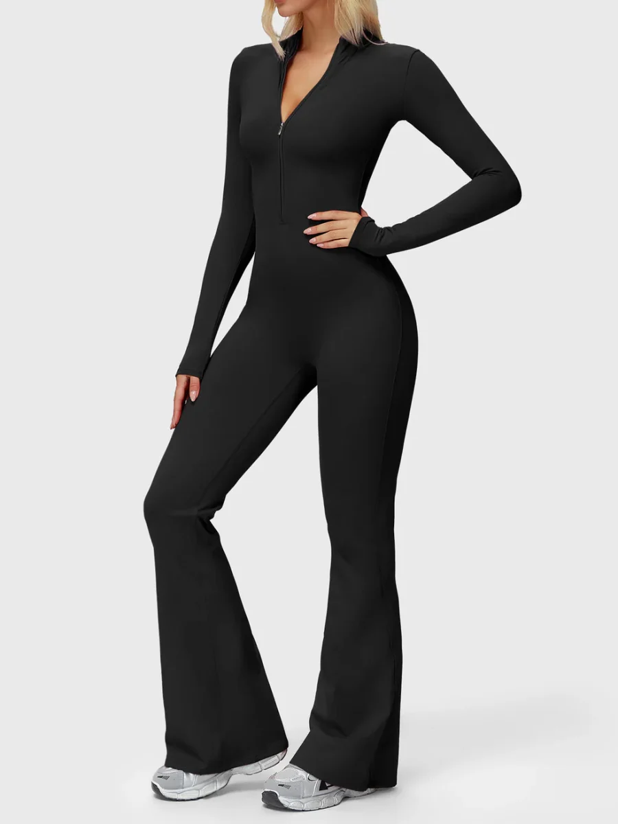 SÉLUNA™ Flare Zip Jumpsuit - Image 7